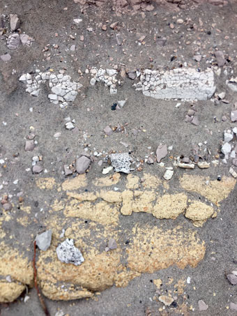 pyroclastic flow layers